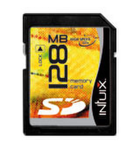 Intuix SD Card 128MB High Speed 60x 0.125GB SD memory card