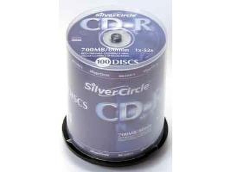 Intenso CD-R 700MB 100pcs Silver-Circle 52x CD-R 700МБ 100шт