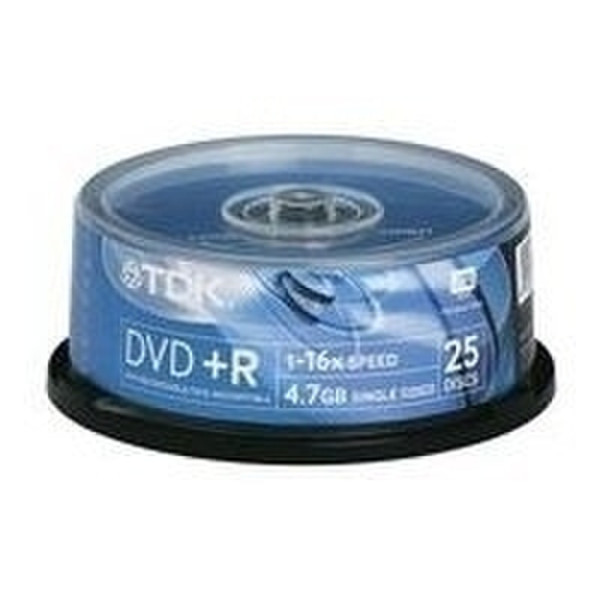 TDK DVD+R 4.7GB, 16x, Cakebox 4.7GB DVD+R 25Stück(e)