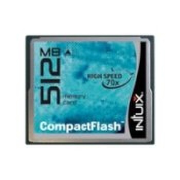Intuix CF 512MB 70x 0.5GB CompactFlash memory card