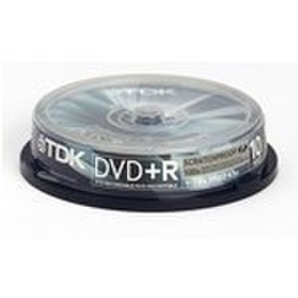 TDK DVD+R 4.7GB 16X 10PK Cakebox 4.7GB DVD+R 10pc(s)