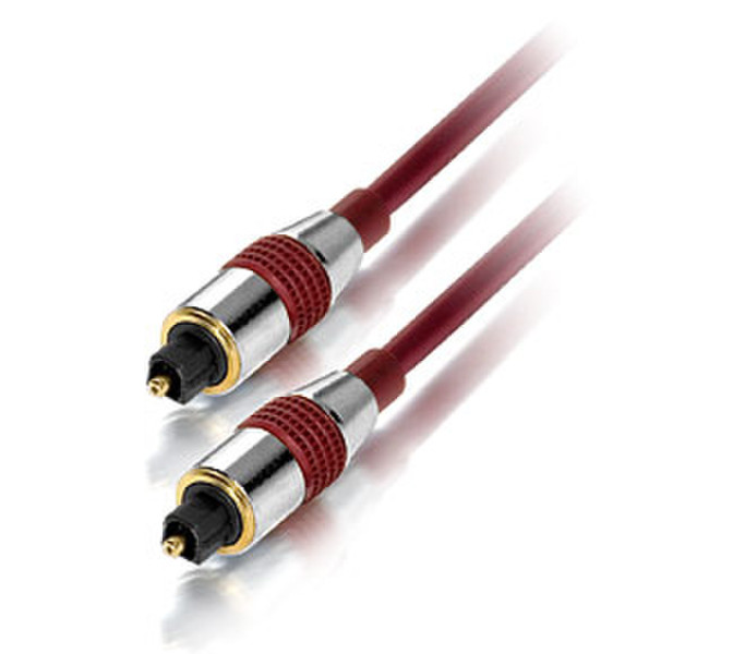 Equip Toslinkkabel 1.5м Красный аудио кабель