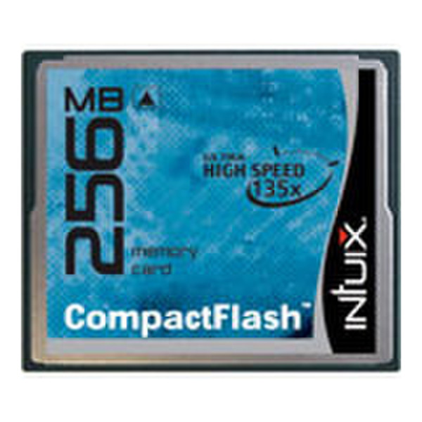Intuix Compact Flash 256MB High Speed 135x 0.25ГБ CompactFlash карта памяти