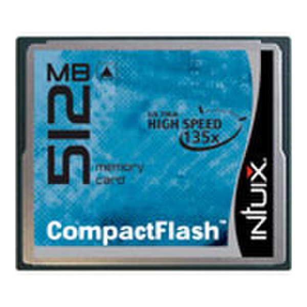 Intuix Compact Flash 512MB High Speed 135x 0.5ГБ CompactFlash карта памяти