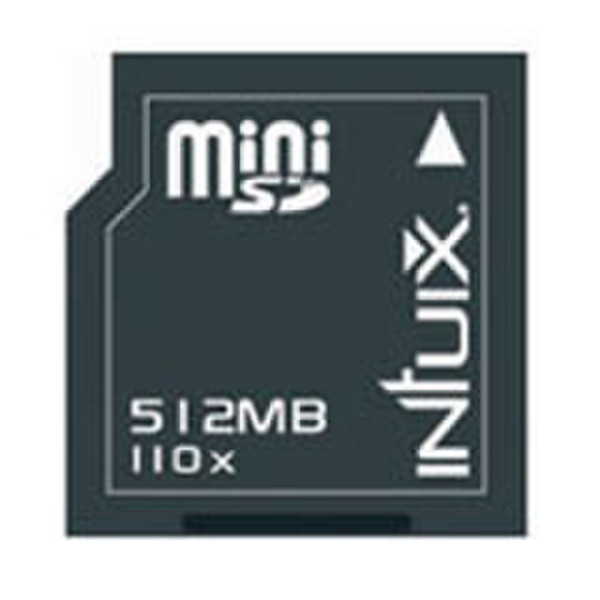 Intuix Mini-Sd memory cards 512 MB 110X 0.5GB MiniSD Speicherkarte