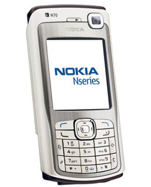 Nokia N70 Music edition Silver smartphone