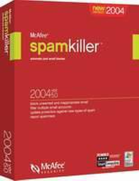McAfee Spamkiller Home v5 EN CD W32 pp