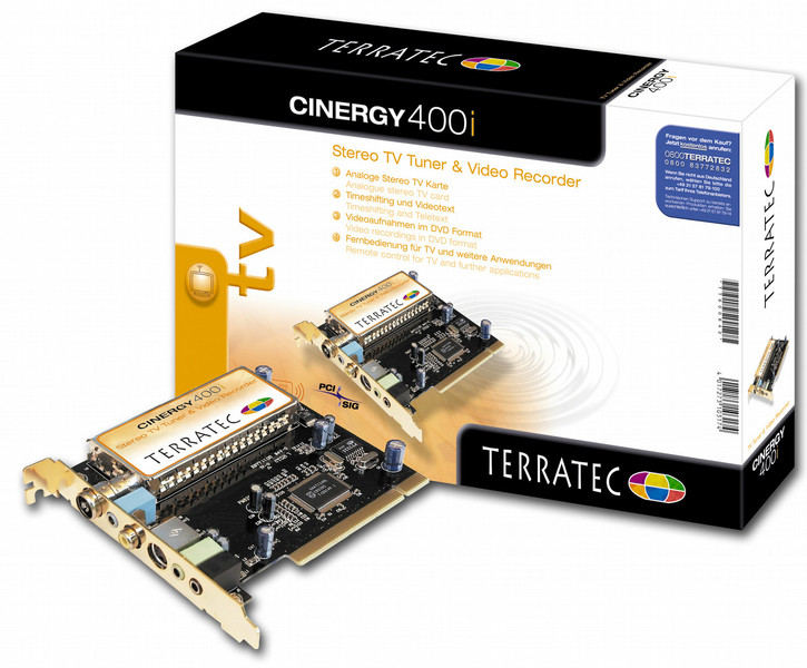 Terratec Cinergy 400i Внутренний Аналоговый PCI