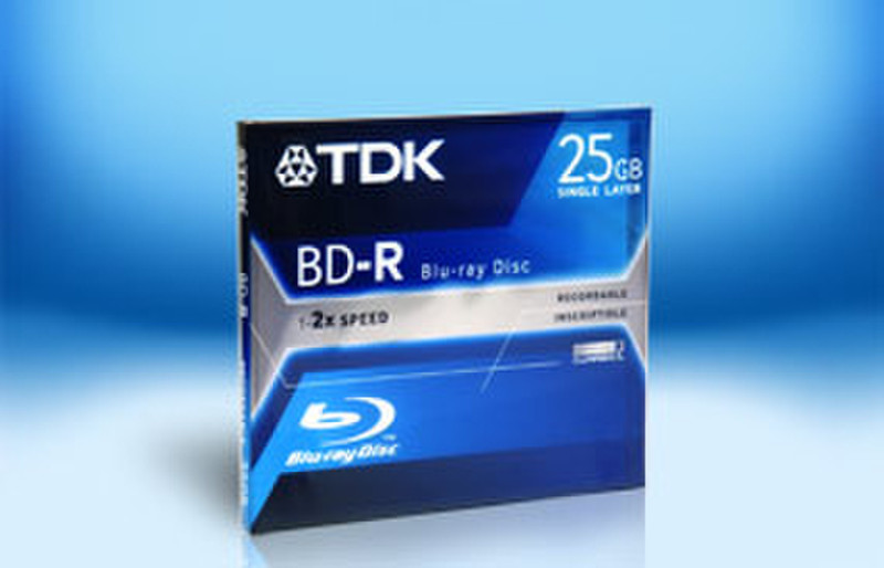 TDK BD-R 25Gb 2x Jewel Case 25GB
