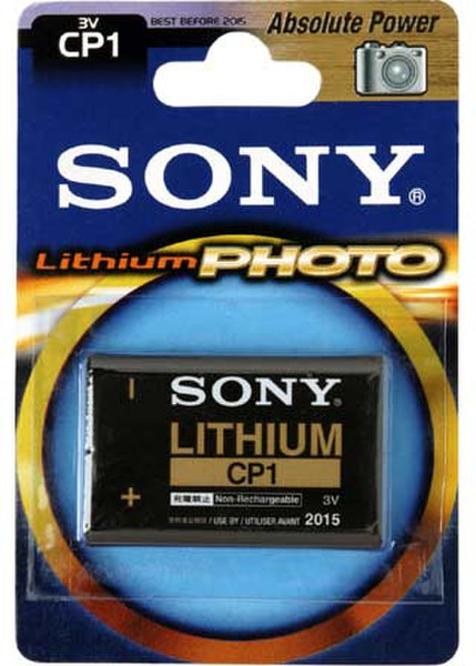 Sony Lithium Photo Battery Lithium-Ion (Li-Ion) 3V non-rechargeable battery