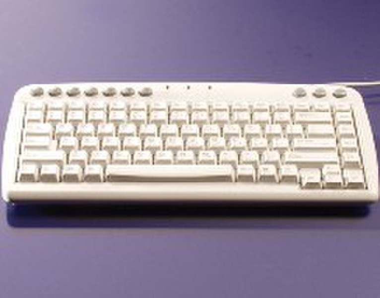 Targus Ergo Keyboard USB+PS/2 Белый клавиатура