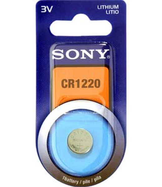 Sony CR1220 Lithium Coin Литий-ионная (Li-Ion) 3В батарейки