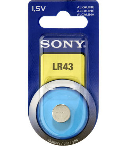 Sony LR43 Mini Alkaline Blister Щелочной 1.5В батарейки