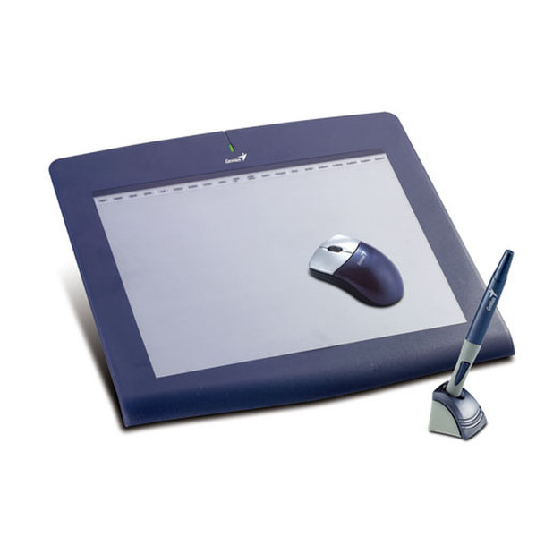 Genius PenSketch 9 x 12 2000линий/дюйм 304.8 x 228.6мм USB Черный графический планшет