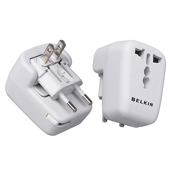 Belkin Universal AC Travel Adapter White power adapter/inverter