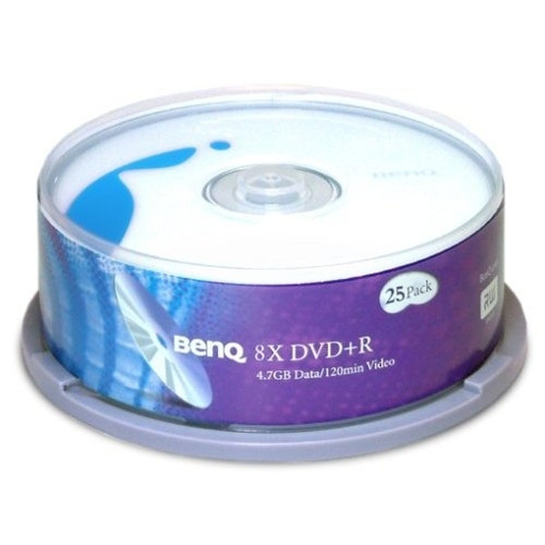 Benq DVD+R 4,7GB 120min 8x Cakebox 50pk 4.7GB DVD+R 50pc(s)