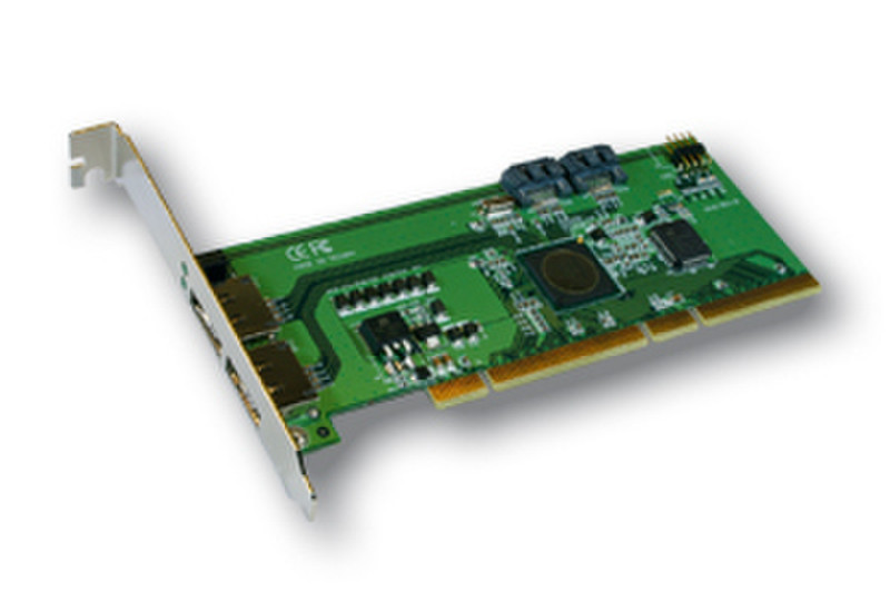 EXSYS EX-3401 - Serial-ATA 2 PCI 64-Bit controller RAID 0/1 for 2+2 HD Schnittstellenkarte/Adapter