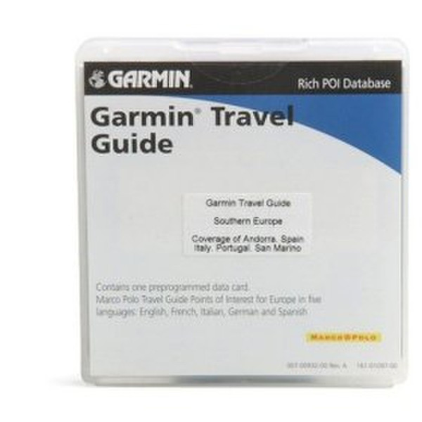 Garmin SD Card, Travel Guide Southern Europe