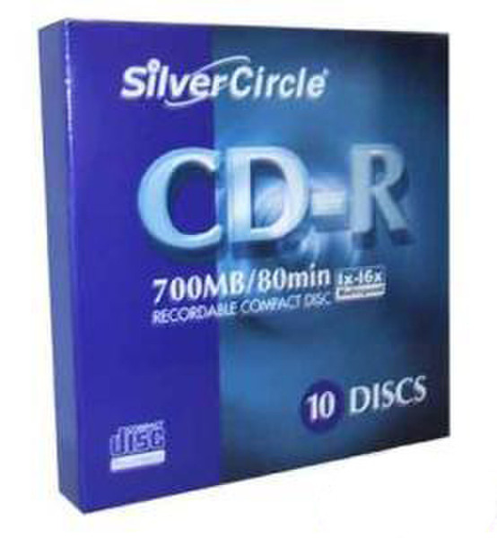 Intenso Silver Circle 700 MB/80 Min 10er CD-R 700MB 10Stück(e)