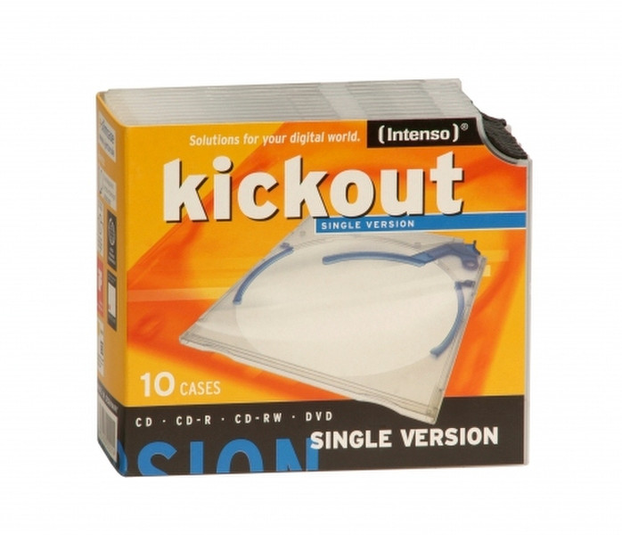 Intenso Kick out Case 10er pack 10Disks Transparent
