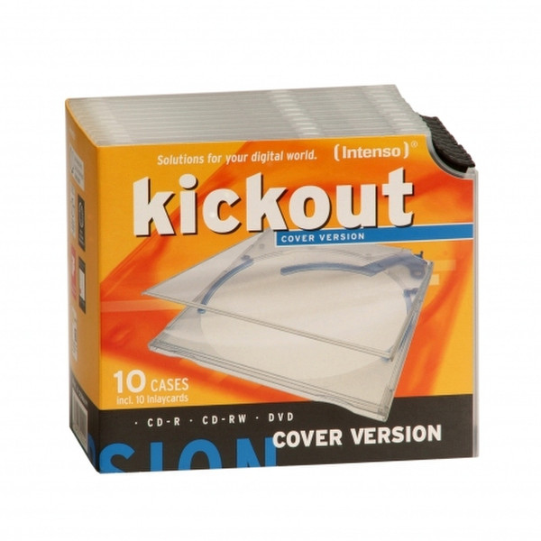 Intenso KickOut Cover Version 10er pack 10discs Transparent