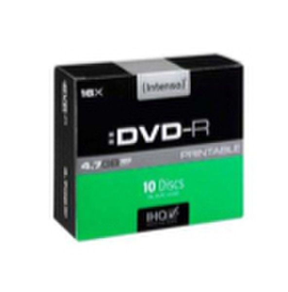 Intenso DVD+R 4.7GB, Printable, 16x 4.7GB DVD+R 10pc(s)