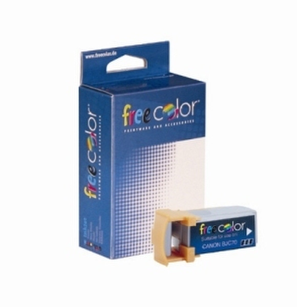 Freecolor BJC 70 Black 3pk Black ink cartridge