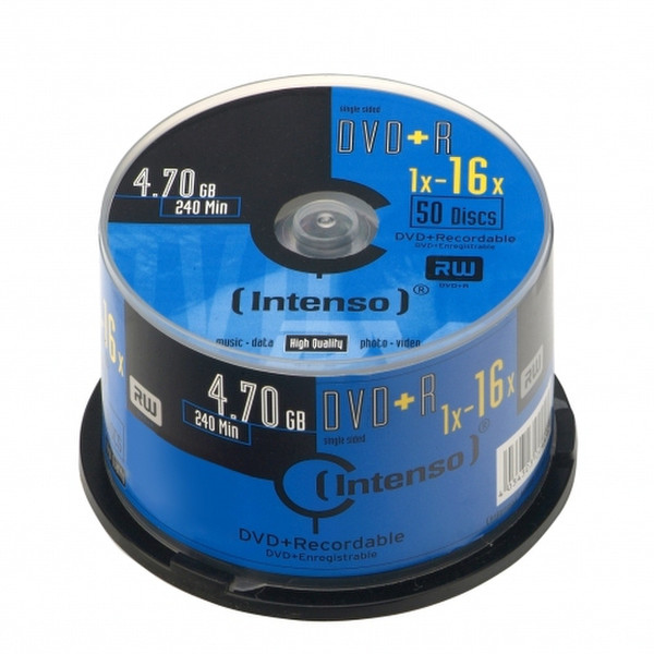 Intenso DVD+R 4.7GB, 16x 4.7GB DVD+R 50pc(s)