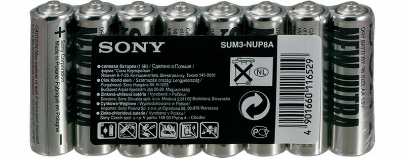 Sony SUM3NUP8A Battery 1.5В батарейки