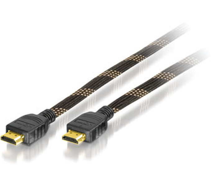 Equip HDMI -> HDMI, M->M, 2,0m 2m Black,Gold HDMI cable