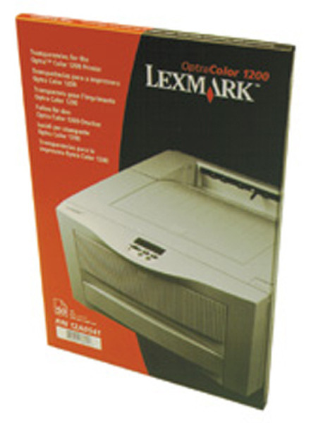 Lexmark Laser Printers - A4 Transparency 50листов диапозитивная пленка