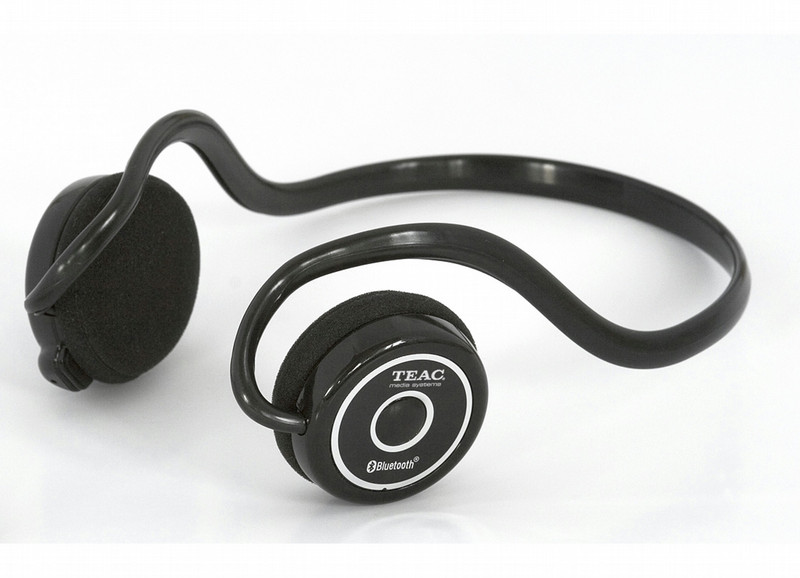 TEAC Bluetooth Stereo Headset HP-4 BT Стереофонический Bluetooth Черный гарнитура мобильного устройства