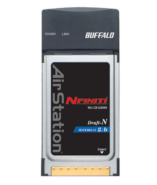 Buffalo Wireless-N Nfiniti Notebook Adapter 300Mbit/s networking card