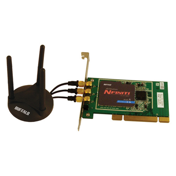 Buffalo Wireless-N Nfiniti PCI Adapter Внутренний 300Мбит/с сетевая карта