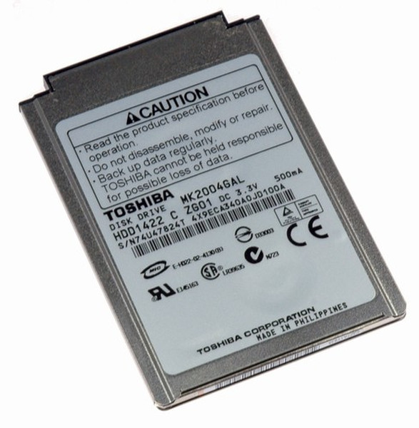 Toshiba 20GB Parallel ATA 20GB Parallel ATA internal hard drive