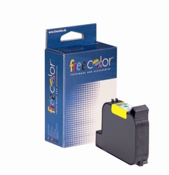 CTG Freecolor DJ 750C Yellow 42ml yellow ink cartridge