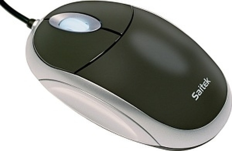 Actebis SAITEK Desktop Optical Mouse Black USB Оптический 800dpi Черный компьютерная мышь