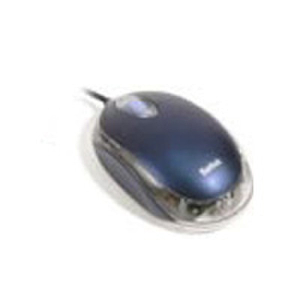 Actebis SAITEK Notebook Optical Mouse Metallic Blue USB Оптический 800dpi Синий компьютерная мышь