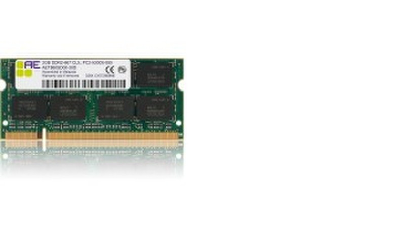 Infineon Aeneon 1 GByte DDR2–667 CL5 200-Pin SO-DIMM 1GB DDR2 667MHz memory module