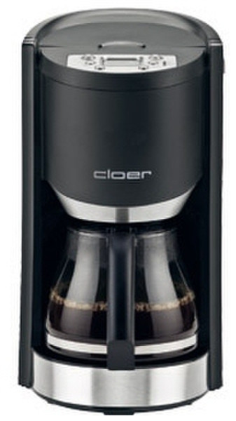 Cloer 5330 Отдельностоящий Капельная кофеварка 12чашек Черный кофеварка