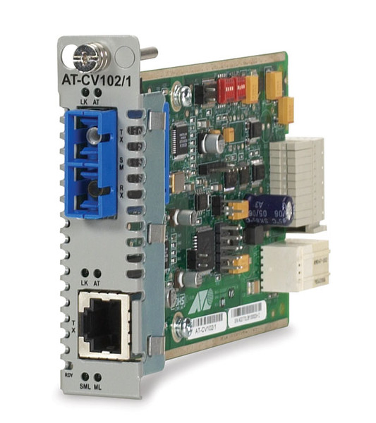 Allied Telesis 100TX, 100FX (SC) 15km Converteon™ line card 100Mbit/s 1310nm network media converter