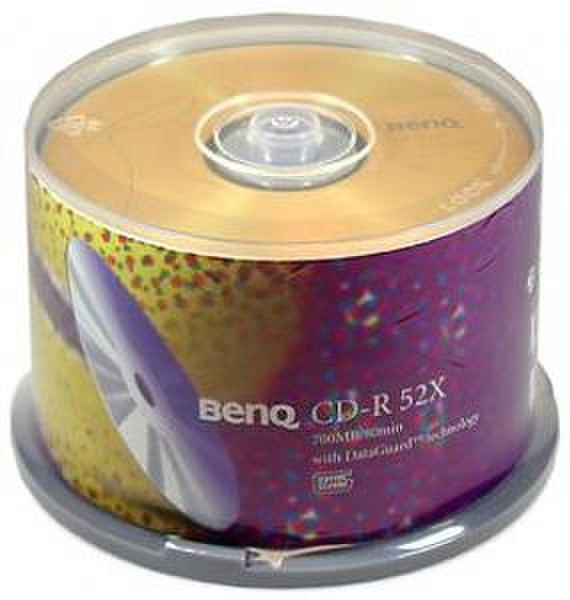 Benq CD-R 52X Gold 700MB 80min 50pk CD-R 700MB 50pc(s)