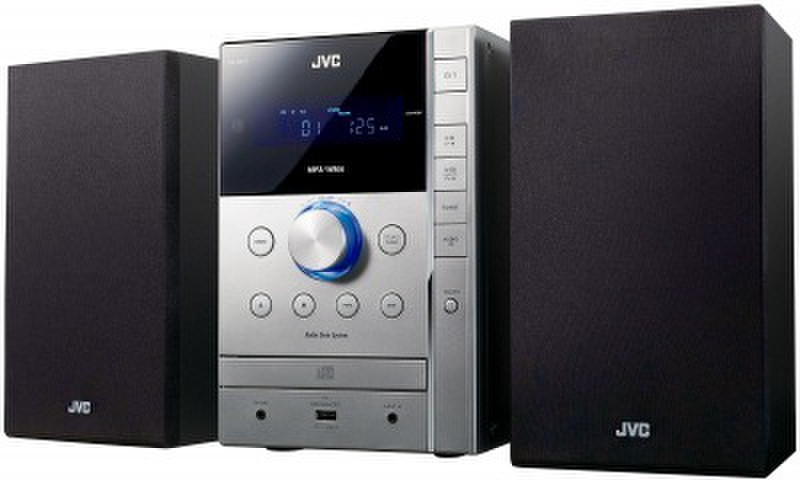 JVC UX-G377 60W Schwarz, Silber Home-Stereoanlage