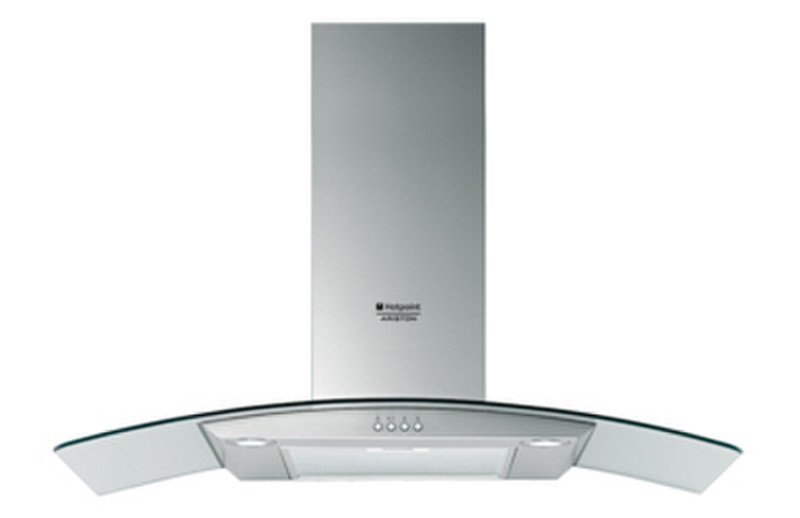 Hotpoint HDA 90 IX/HA Wall-mounted Silver cooker hood