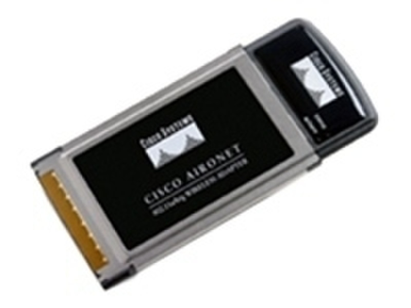 Cisco 802.11a/b/g Cardbus Adapter, TELEC 54Мбит/с сетевая карта