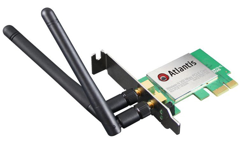 Atlantis Land NetFly PCIe1 WN Internal WLAN 300Mbit/s networking card