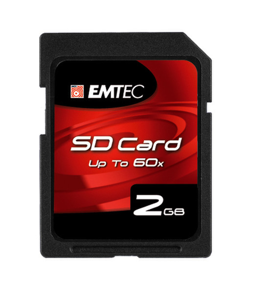 Emtec 2GB SD Card 60x 2GB SD memory card