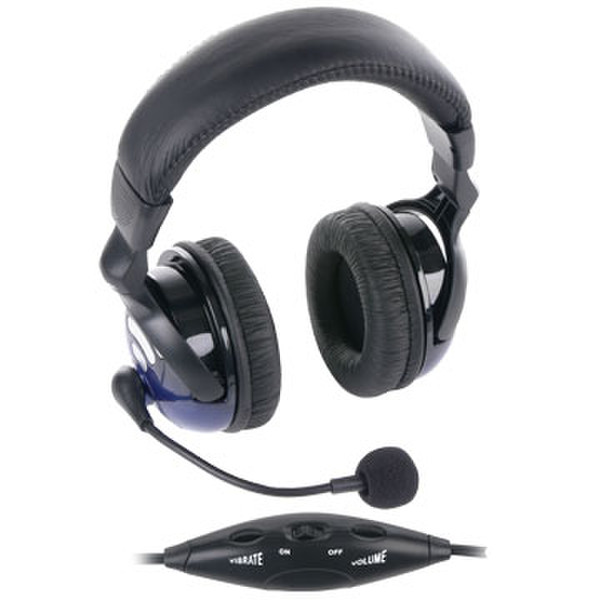 Saitek GH20 Vibration Headset Стереофонический Черный гарнитура