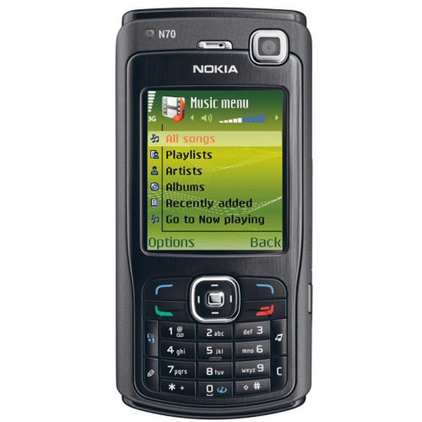 Nokia N70 Music edition Black smartphone