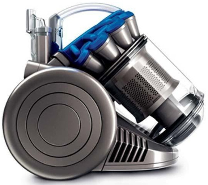 Dyson DC26 Allergy Цилиндрический пылесос Синий, Прозрачный